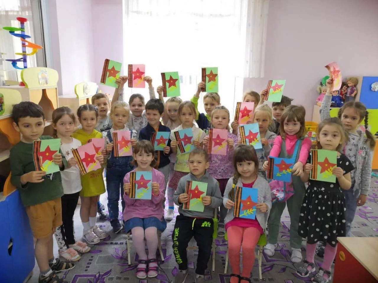 Аппликация ко дню победы